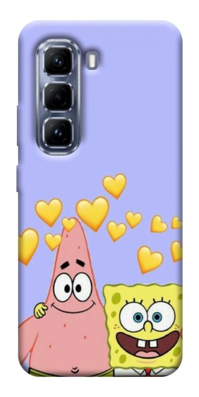 Чехол itsPrint Боб и Патрик для Infinix Hot 50 Pro, детские, купить оптом с доставкой