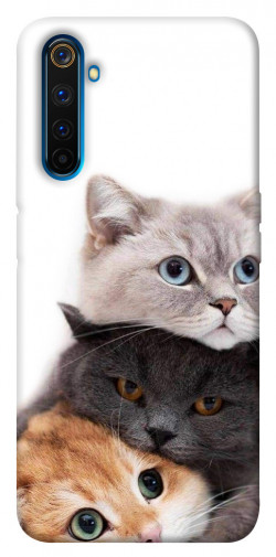 Чехол itsPrint Три кота для Realme 6 Pro