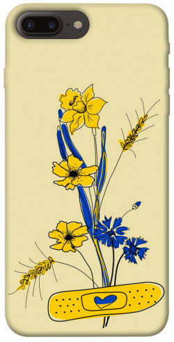Чехол itsPrint Українські квіточки для Apple iPhone 7 plus / 8 plus (5.5")