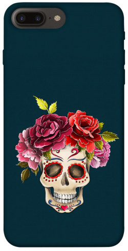 Чехол itsPrint Flower skull для Apple iPhone 7 plus / 8 plus (5.5")