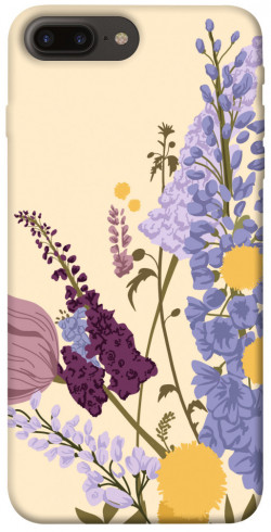 Чехол itsPrint Flowers art для Apple iPhone 7 plus / 8 plus (5.5")