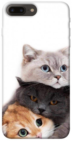 Чехол itsPrint Три кота для Apple iPhone 7 plus / 8 plus (5.5")