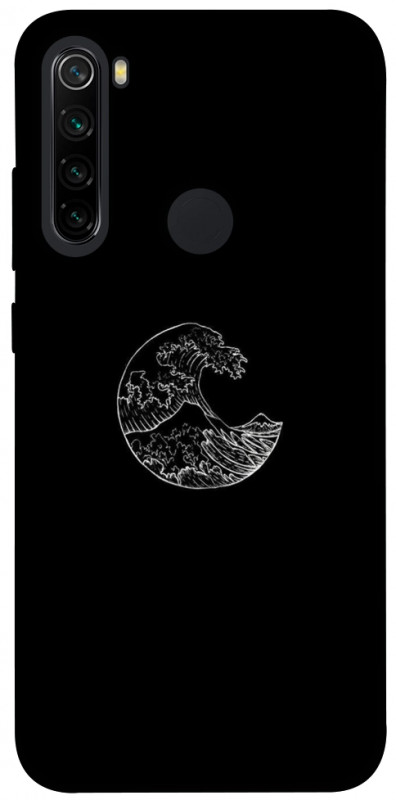Чехол itsPrint Полумесяц для Xiaomi Redmi Note 8, black, купить оптом с доставкой