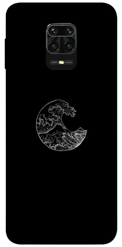 Чехол itsPrint Полумесяц для Xiaomi Redmi Note 9s / Note 9 Pro / Note 9 Pro Max, black, купить оптом с доставкой