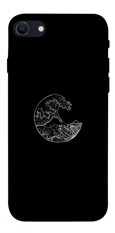 Чехол itsPrint Полумесяц для Apple iPhone SE (2020), black, купить оптом с доставкой