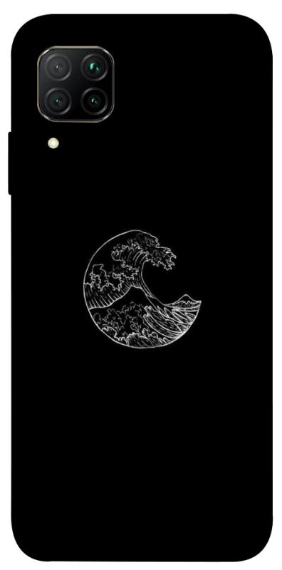 Чехол itsPrint Полумесяц для Huawei P40 Lite, black, купить оптом с доставкой