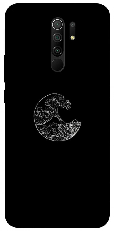 Чехол itsPrint Полумесяц для Xiaomi Redmi 9, black, купить оптом с доставкой