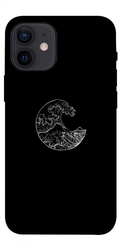 Чехол itsPrint Полумесяц для Apple iPhone 12 mini (5.4"), black, купить оптом с доставкой