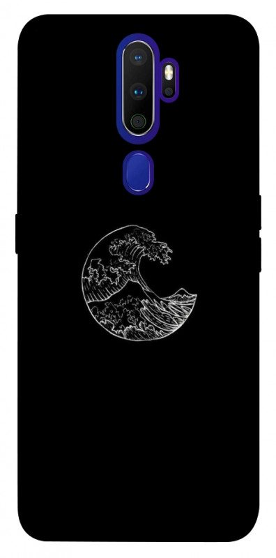 Чехол itsPrint Полумесяц для Oppo A5 (2020) / Oppo A9 (2020), black, купить оптом с доставкой