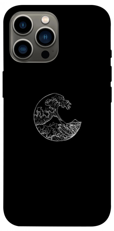 Чехол itsPrint Полумесяц для Apple iPhone 13 Pro Max (6.7"), black, купить оптом с доставкой