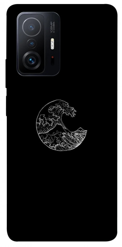 Чехол itsPrint Полумесяц для Xiaomi 11T / 11T Pro, black, купить оптом с доставкой