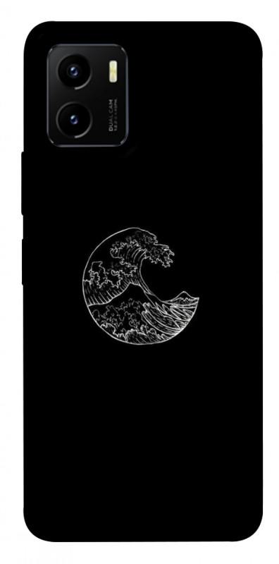Чехол itsPrint Полумесяц для Vivo Y15s, black, купить оптом с доставкой