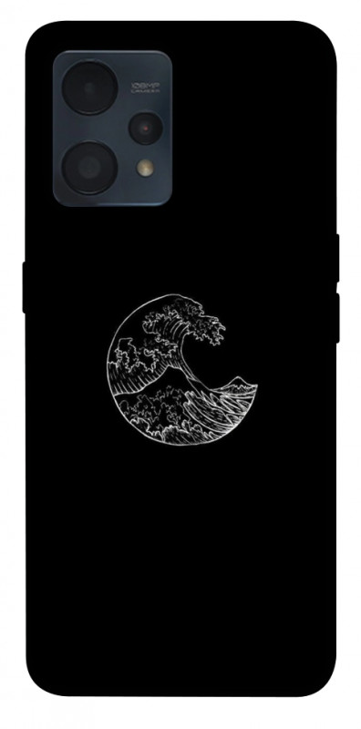 Чехол itsPrint Полумесяц для Realme 9 4G / 9 Pro+, black, купить оптом с доставкой