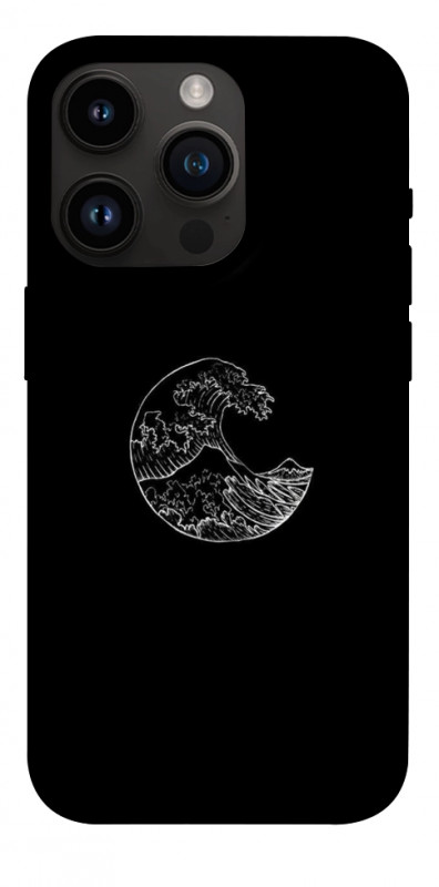 Чехол itsPrint Полумесяц для Apple iPhone 14 Pro (6.1"), black, купить оптом с доставкой
