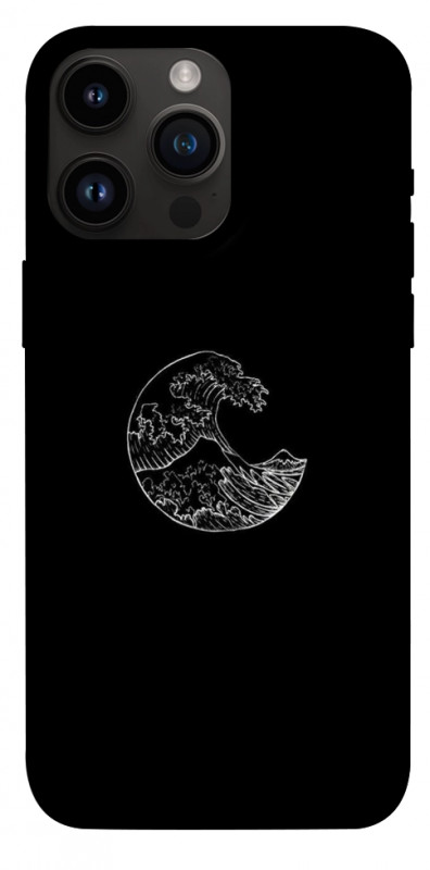 Чехол itsPrint Полумесяц для Apple iPhone 14 Pro Max (6.7"), black, купить оптом с доставкой