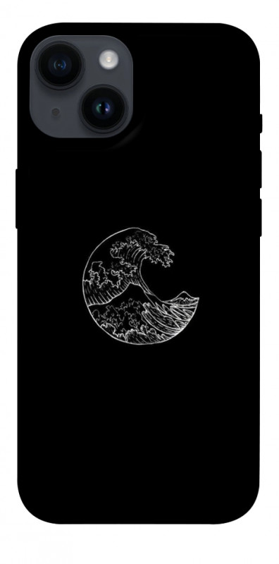 Чехол itsPrint Полумесяц для Apple iPhone 14 (6.1"), black, купить оптом с доставкой