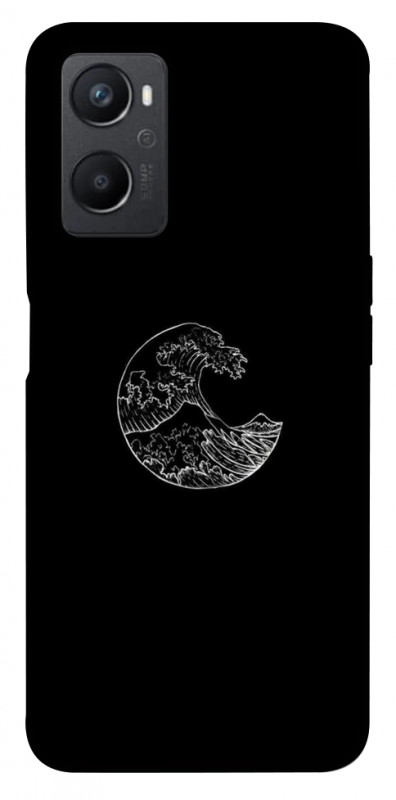 Чехол itsPrint Полумесяц для Oppo A96, black, купить оптом с доставкой