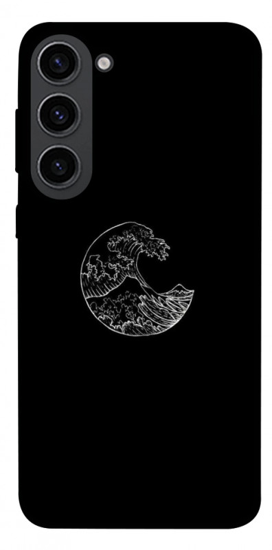 Чехол itsPrint Полумесяц для Samsung Galaxy S23, black, купить оптом с доставкой
