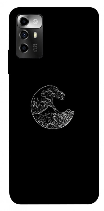 Чехол itsPrint Полумесяц для ZTE Blade V40 Vita, black, купить оптом с доставкой