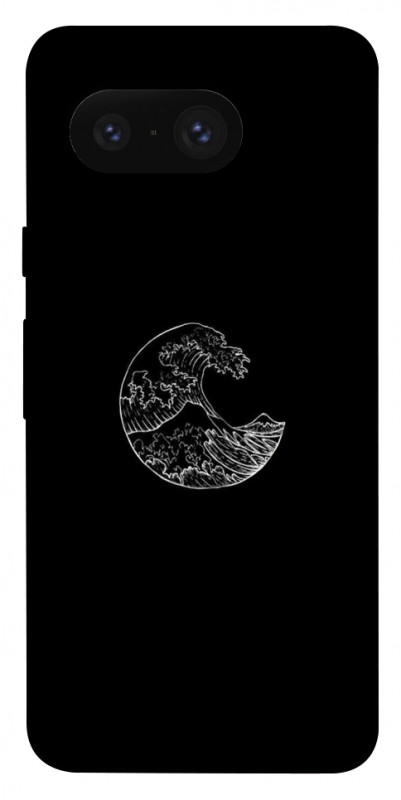 Чехол itsPrint Полумесяц для Google Pixel 8, black, купить оптом с доставкой