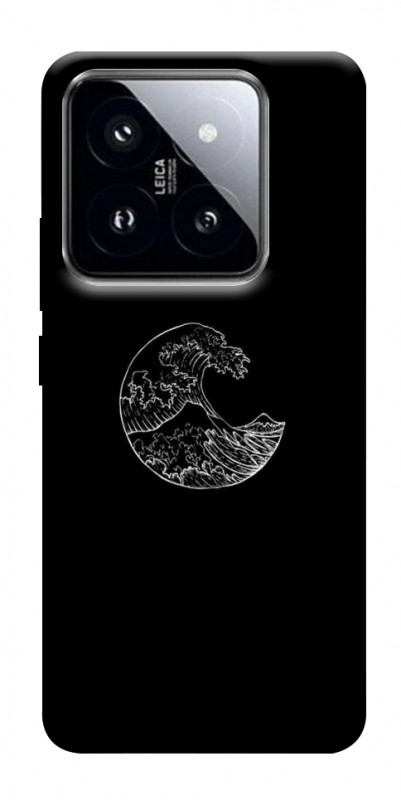 Чохол itsPrint Півмісяць для Xiaomi 14 Pro, black, купити оптом з доставкою