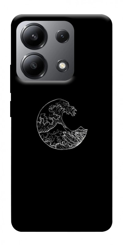 Чехол itsPrint Полумесяц для Xiaomi Redmi Note 13 4G, black, купить оптом с доставкой