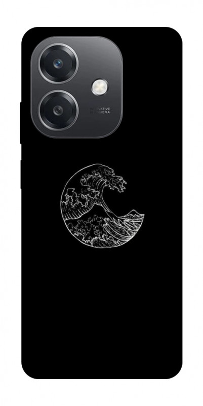Чехол itsPrint Полумесяц для Oppo A3 4G, black, купить оптом с доставкой