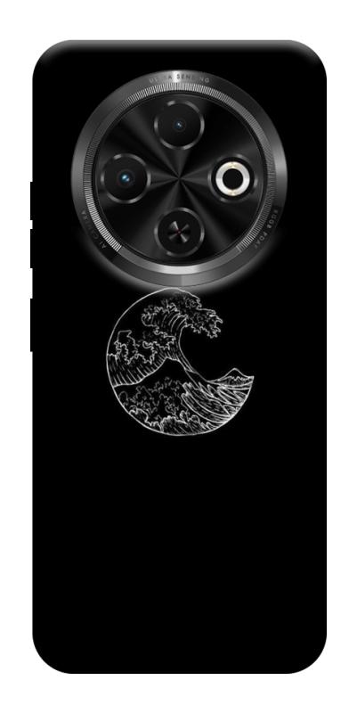 Чохол itsPrint Півмісяць для TECNO Spark 30C, black, купити оптом з доставкою