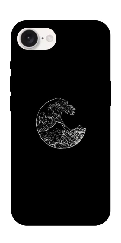 Чехол itsPrint Полумесяц для Apple iPhone 16e (6.1"), black, купить оптом с доставкой
