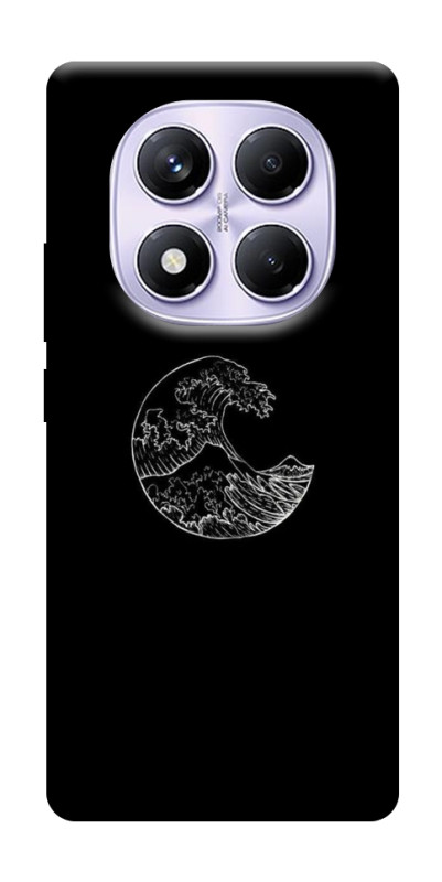 Чехол itsPrint Полумесяц для Xiaomi Redmi Note 14 Pro 4G, black, купить оптом с доставкой