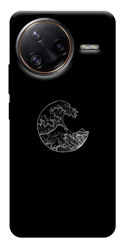 Чехол itsPrint Полумесяц для Xiaomi Poco F7, black, купить оптом с доставкой