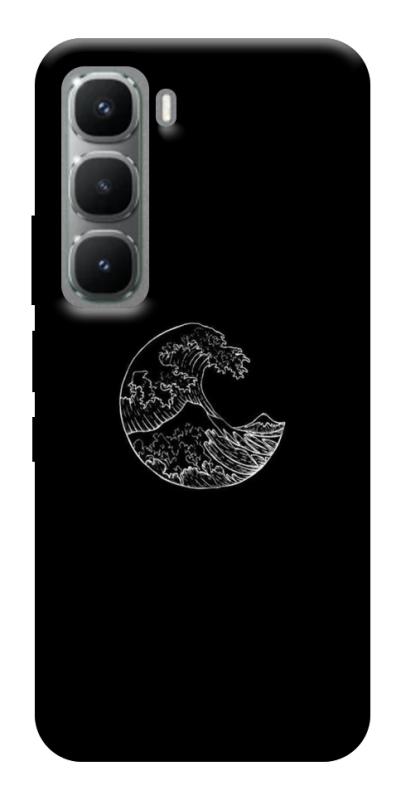 Чехол itsPrint Полумесяц для Infinix Hot 60 Pro+, black, купить оптом с доставкой