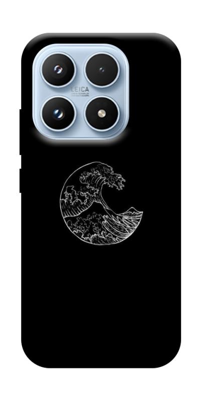 Чехол itsPrint Полумесяц для Xiaomi 17 Pro, black, купить оптом с доставкой