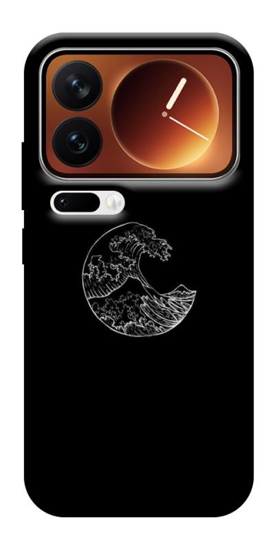 Чехол itsPrint Полумесяц для Xiaomi 17 Pro Max, black, купить оптом с доставкой