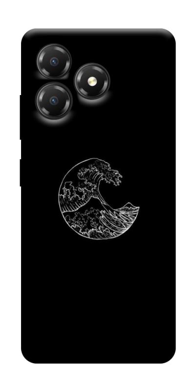 Чохол itsPrint Півмісяць для ZTE Blade A36, black, купити оптом з доставкою