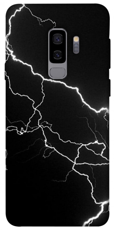 Чехол itsPrint Молния для Samsung Galaxy S9+, black, купить оптом с доставкой