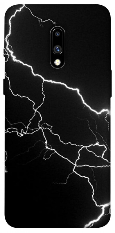 Чехол itsPrint Молния для OnePlus 7, black, купить оптом с доставкой