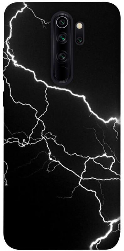 Чехол itsPrint Молния для Xiaomi Redmi Note 8 Pro, black, купить оптом с доставкой