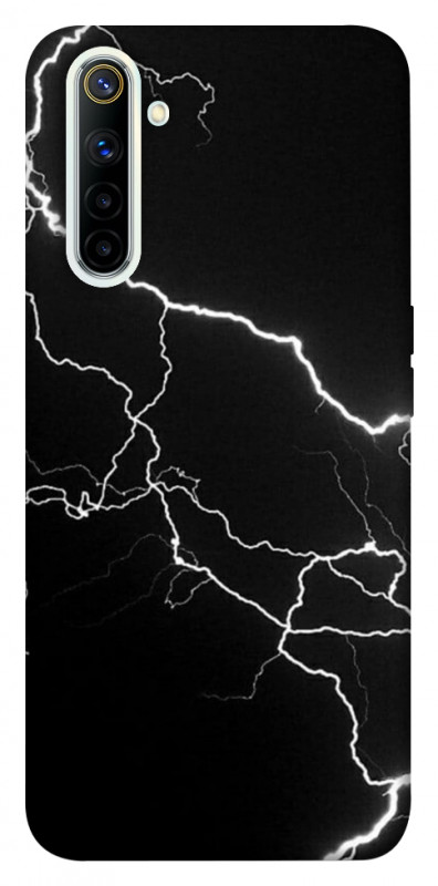 Чохол itsPrint Блискавка для Realme 6, black, купити оптом з доставкою