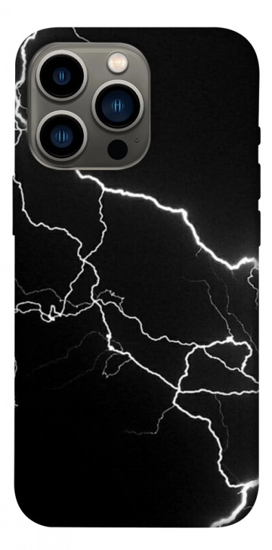 Чехол itsPrint Молния для Apple iPhone 13 Pro (6.1"), black, купить оптом с доставкой