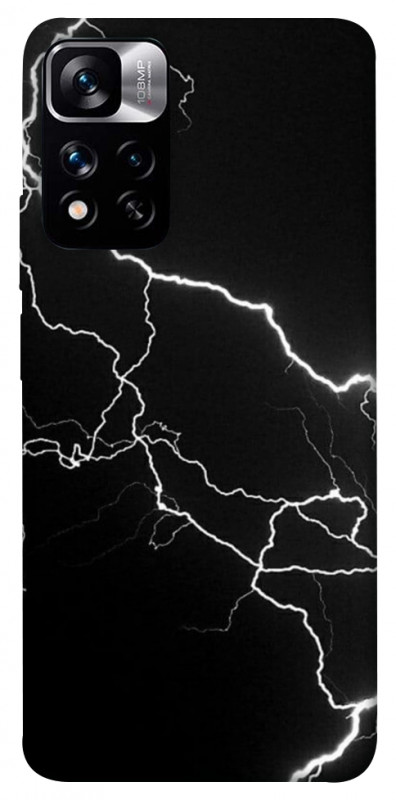 Чохол itsPrint Блискавка для Xiaomi Poco M4 Pro 5G, black, купити оптом з доставкою