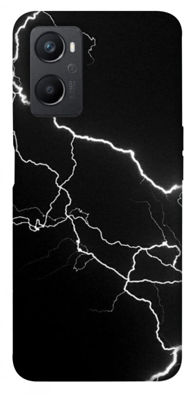 Чехол itsPrint Молния для Oppo A96, black, купить оптом с доставкой