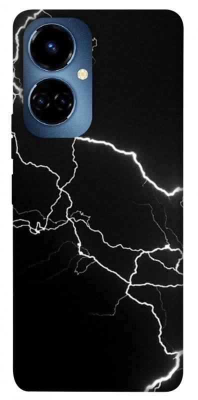 Чехол itsPrint Молния для TECNO Camon 19 (CI6n) / 19 Pro (CI8n), black, купить оптом с доставкой