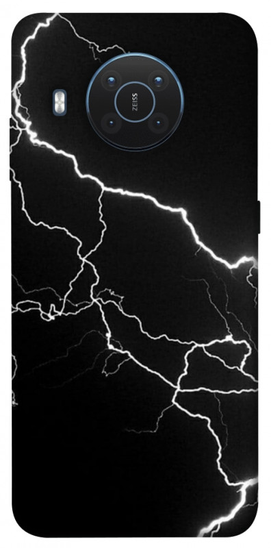 Чехол itsPrint Молния для Nokia X10 / X20, black, купить оптом с доставкой