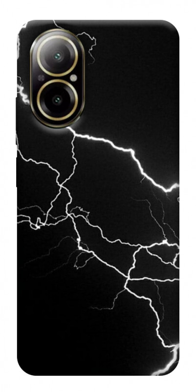 Чехол itsPrint Молния для Realme C67 4G, black, купить оптом с доставкой