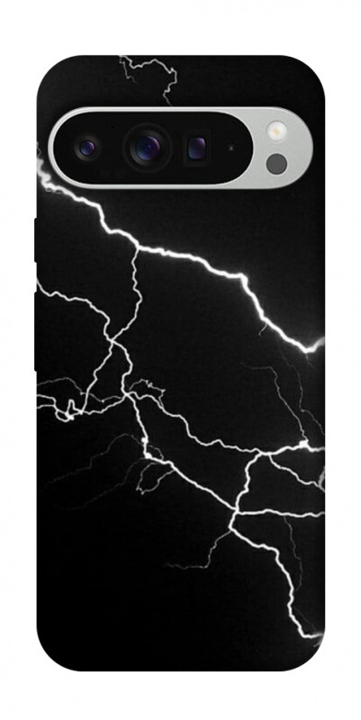 Чехол itsPrint Молния для Google Pixel 9 Pro XL, black, купить оптом с доставкой