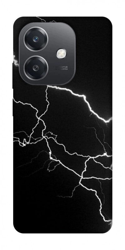 Чехол itsPrint Молния для Oppo A3 4G, black, купить оптом с доставкой