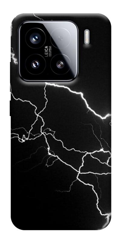 Чехол itsPrint Молния для Xiaomi 15, black, купить оптом с доставкой