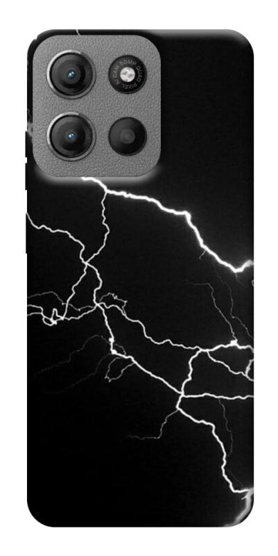 Чехол itsPrint Молния для Motorola Moto G15 4G, black, купить оптом с доставкой