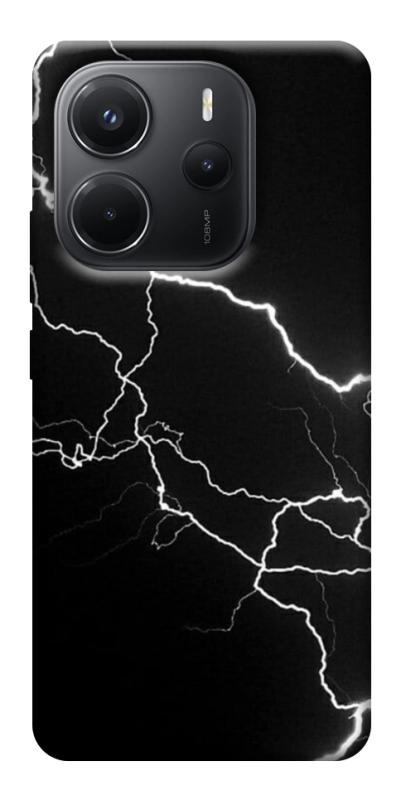 Чехол itsPrint Молния для Xiaomi Redmi Note 14 4G (Europe version), black, купить оптом с доставкой
